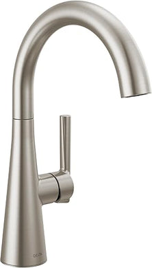 Delta Modern Brushed Nickel Single Hole Bar Sink Faucet