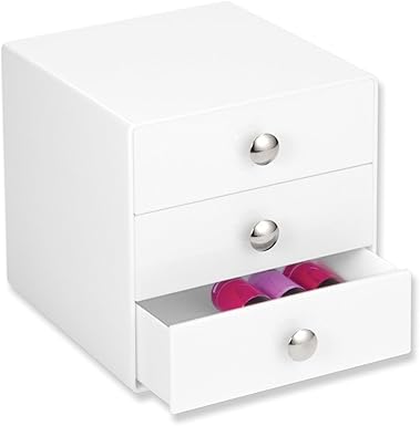 iDesign 3-Drawer Plastic Vanity Organizer