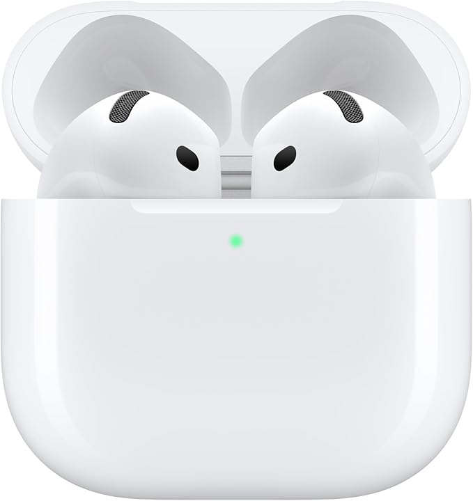 Apple AirPods 4 Wireless Earbuds, Bluetooth Headphones, with Active Noise Cancellation