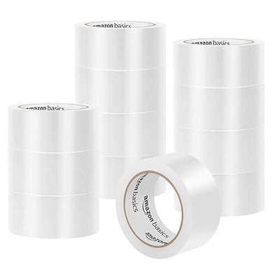 Strong Plastic Adhesive Packaging Tape 12-Pack