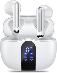 Wireless Earbuds, Bluetooth with Power Display Charging Case