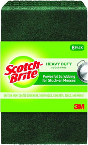 Scotch-Brite Heavy Duty  Dish Scrubber 8 Scrub Pads