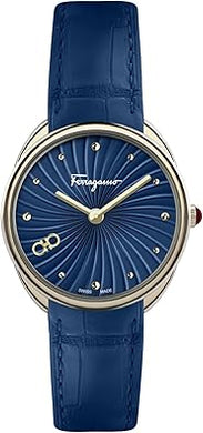 Ferragamo Womens Swiss Made Watch Cuir Collection