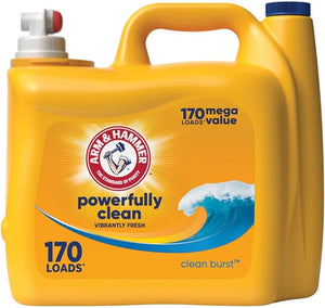 Arm & Hammer Clean Burst, 170 Loads Liquid Laundry Detergent