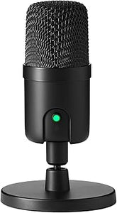 Amazon Basics USB Condenser Microphone for Streaming