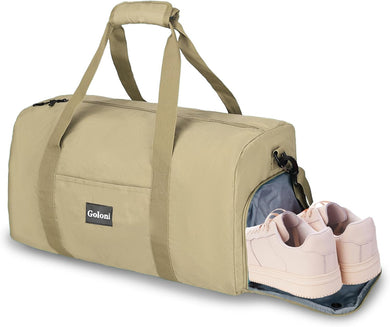 Cute Duffle Bag with Shoe Compartment