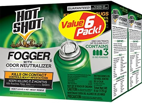Hot Shot Fogger With Odor Neutralizer 6 count