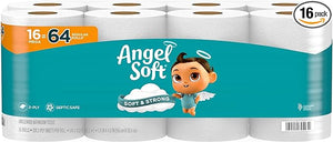 Angel Soft Toilet Paper, 16 Mega Rolls