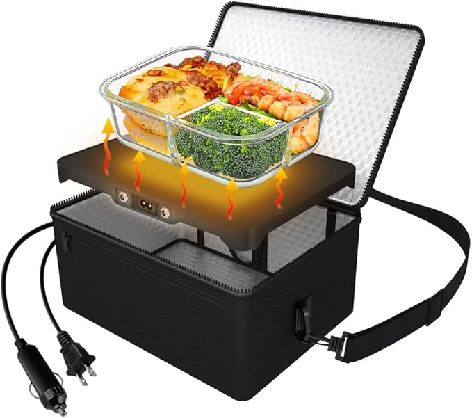 Portable Personal Mini Oven Electric Heated Lunch Box