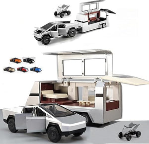 Trucks Toy with RV Motorcycle