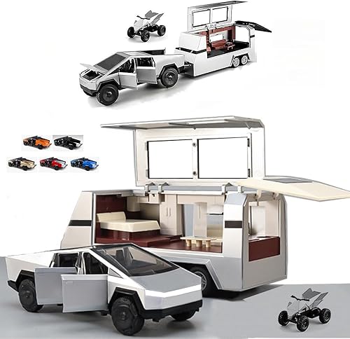 Trucks Toy with RV Motorcycle