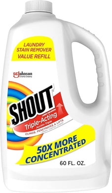 Shout Active Enzyme Laundry Stain Remover Refill 60oz
