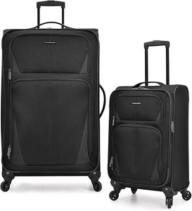 U.S. Traveler Softside Spinner Wheels 2 Piece Luggage Set