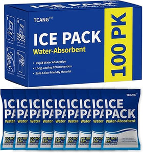 Disposable Ice Packs for Coolers & Lunch Boxes