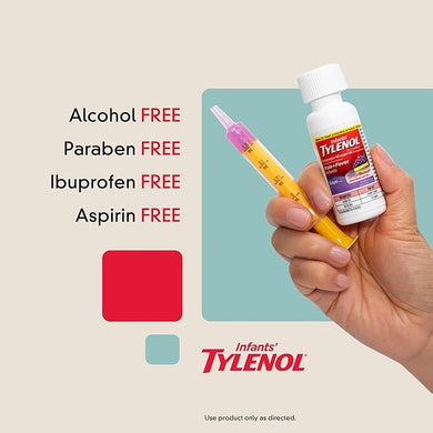 Infants' Tylenol Oral Suspension Liquid Medicine