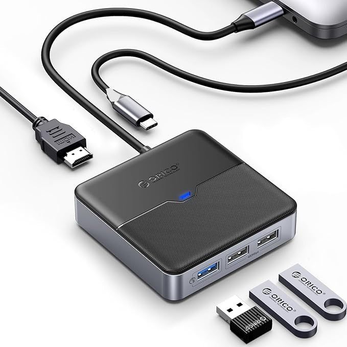 ORICO 5 in 1 USB C Docking Station
