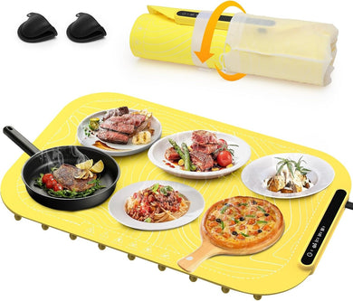 Electric Warming Tray - Rollable & Portable
