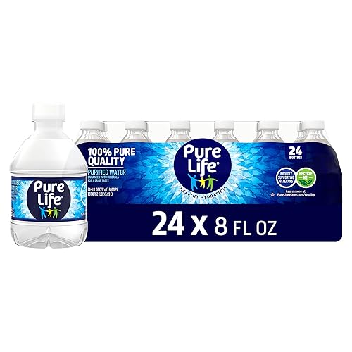 Pure Life Purified Water Bottles, 24 Pack