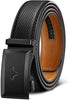 Ratchet Trimmable Leather Belt