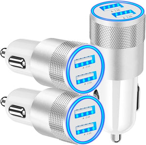 USB Car Charger 3 Pack