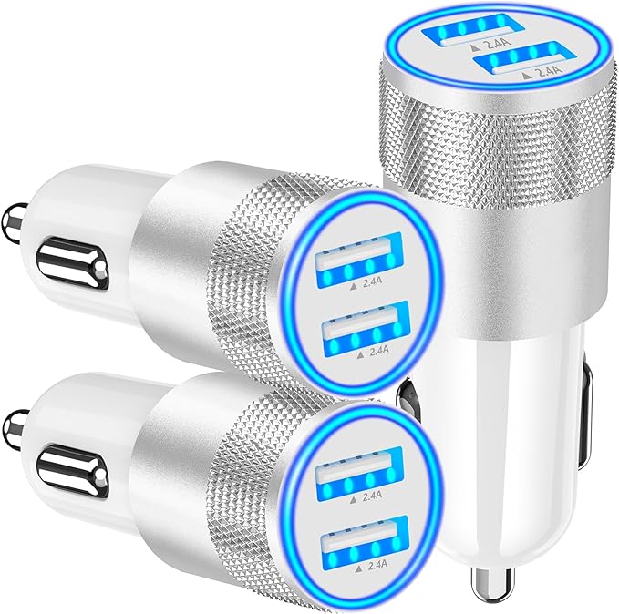 USB Car Charger 3 Pack