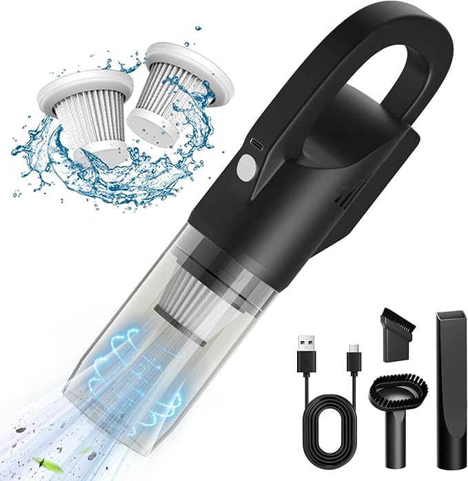 Handheld Cordless Car Vacuum with Strong Suction