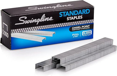 Swingline Staples Standard Staplers for Desktop Staplers, 210/Strip, 5000/Box
