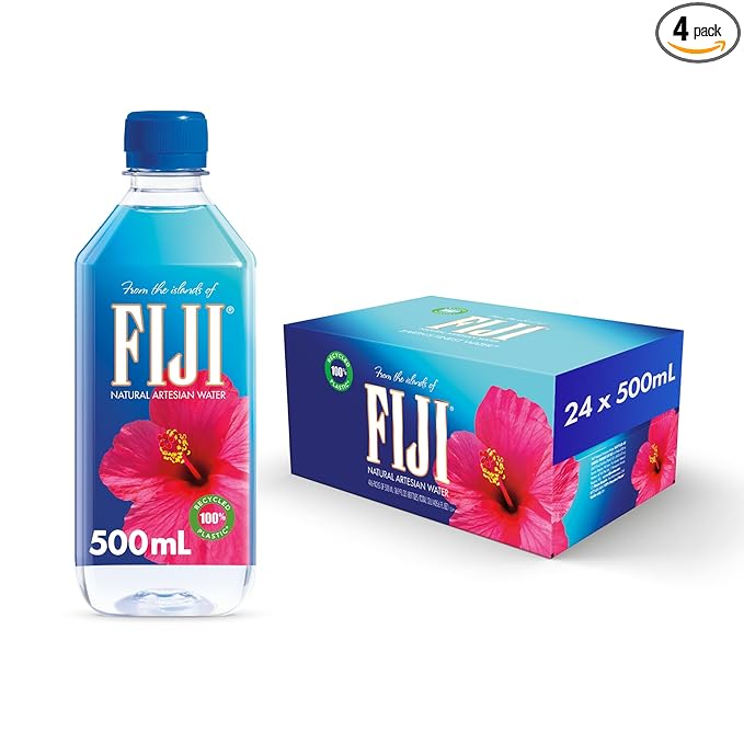FIJI Natural Artesian Bottled Water (Pack of 24)