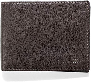 Steve Madden Men's Slim Leather Wallet