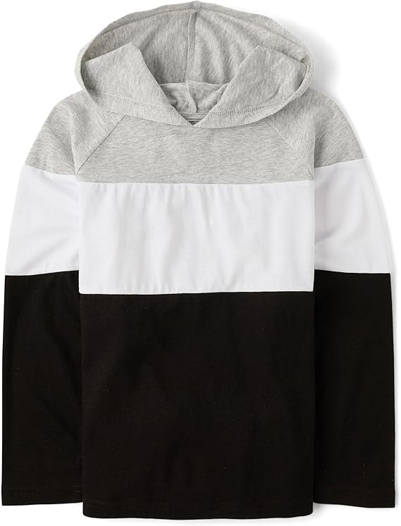 The Children's Place Boys' Long Sleeve Shirt with Hood