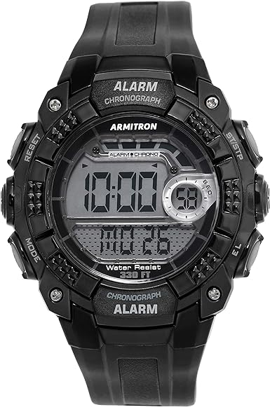 Armitron Sport Men's Digital Chronograph Resin Strap Watch