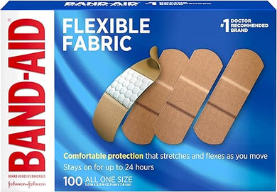 Band-Aid Brand Flexible Fabric Sterile Adhesive Bandages