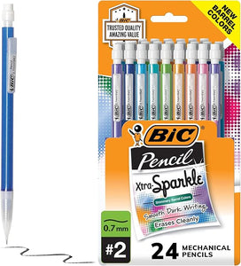 BIC Xtra Pencils With Erasers 24 pack