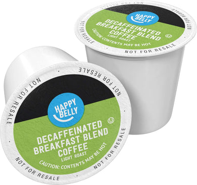 Happy Belly Decaf Light Roast Coffee Pods 100 Count