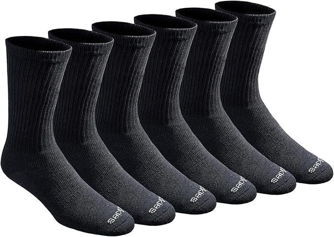 Dickies Men's Dri-Tech Essential Moisture Control Crew Socks