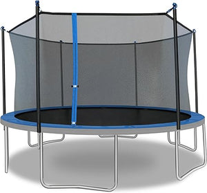 Round Trampoline with Heavy Duty Steel Frame