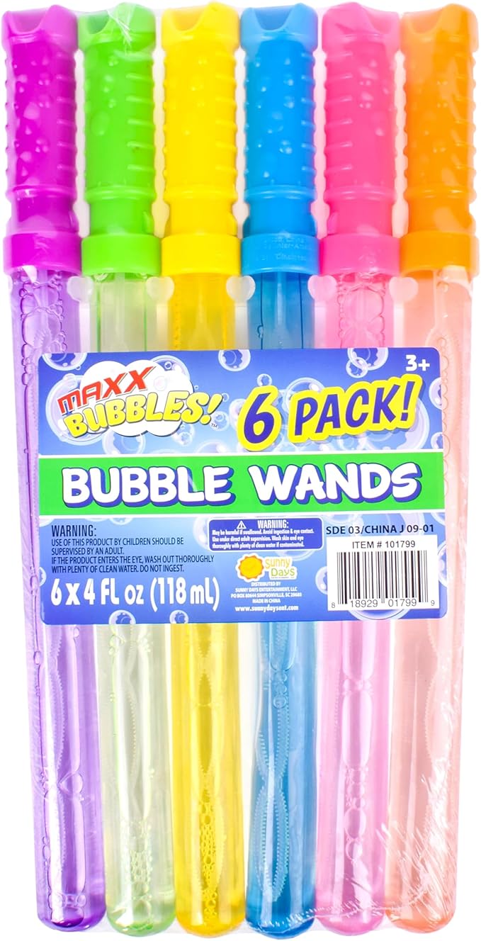 Sunny Days Entertainment Maxx Bubbles 4oz 6 Pack