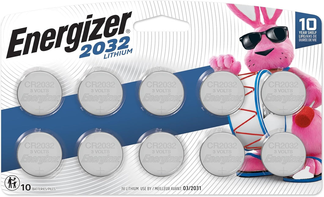 Energizer 2032 Batteries (10 Pack)
