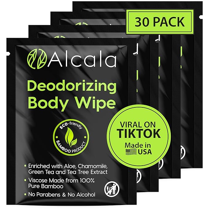 Alcala Deodorizing Wipes (30 Pack)