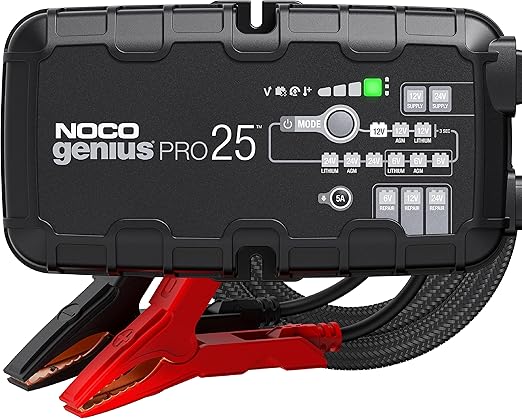 NOCO 25A Smart Car Battery Charger Portable